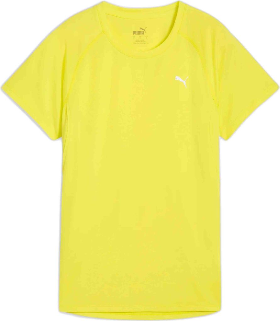 Puma W RUN VELOCITY TEE (POLY) - gelb, Größe:M
