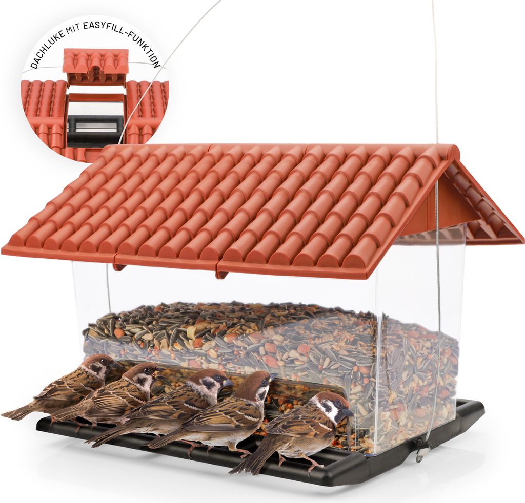 WILDLIFE HOME Vogelhaus XL zum Aufhängen für Wildvögel - Produktbild 