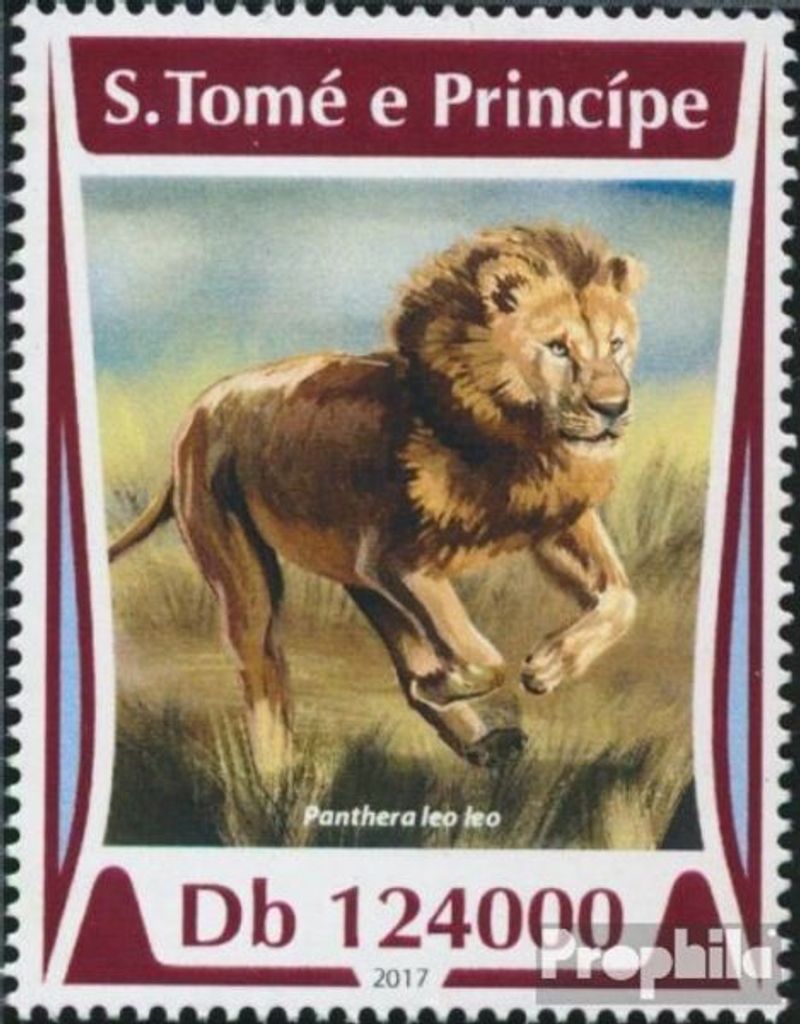 Briefmarken Sao Tome e Principe 2017 Mi 7268 (kompl. Ausgabe) postfrisch Lions