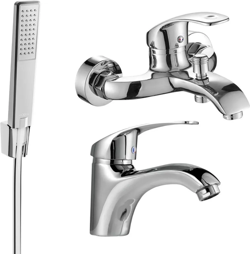 Set Bagno Mexen Fabia R72: Montaggio Rapido e Ottone Vero 746503R72-00