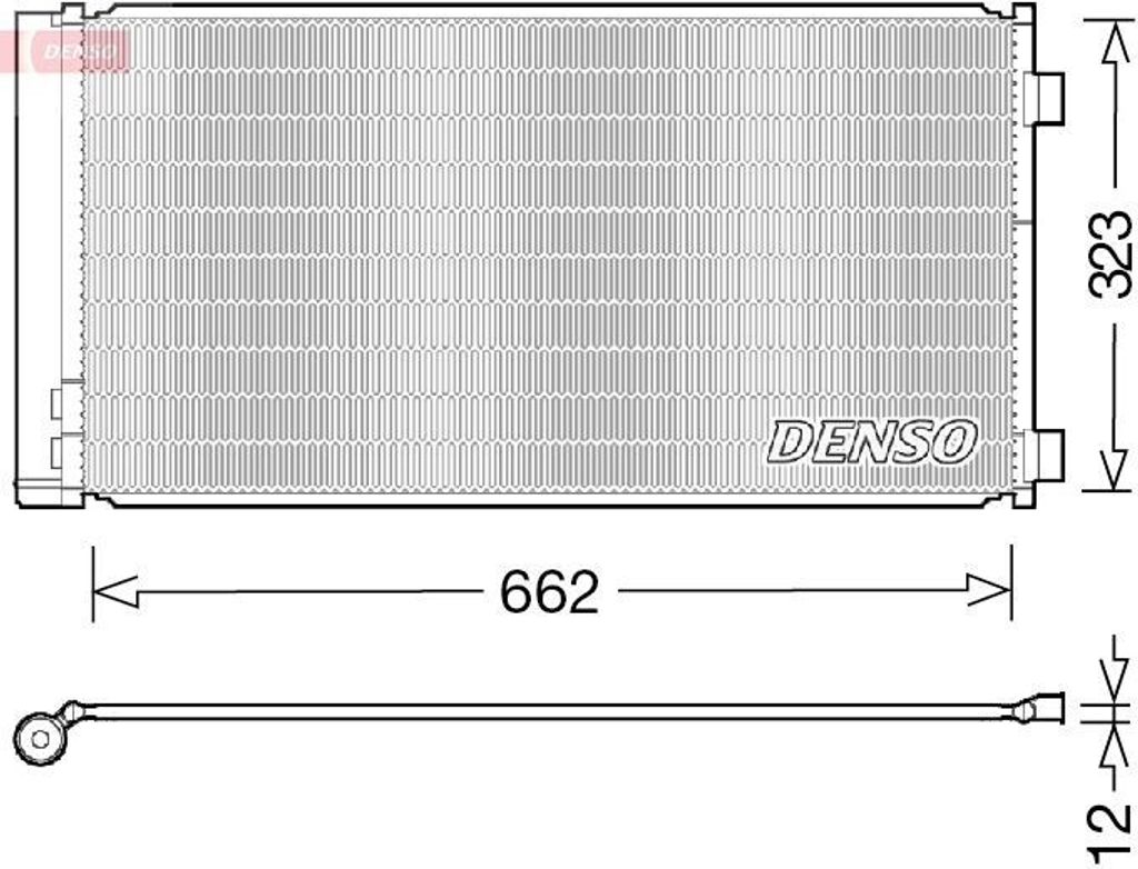DENSO DCN05103 - OE 64539228607 Klimakondensator mit Trockner für R56, R57, R55, R60, R58, R61