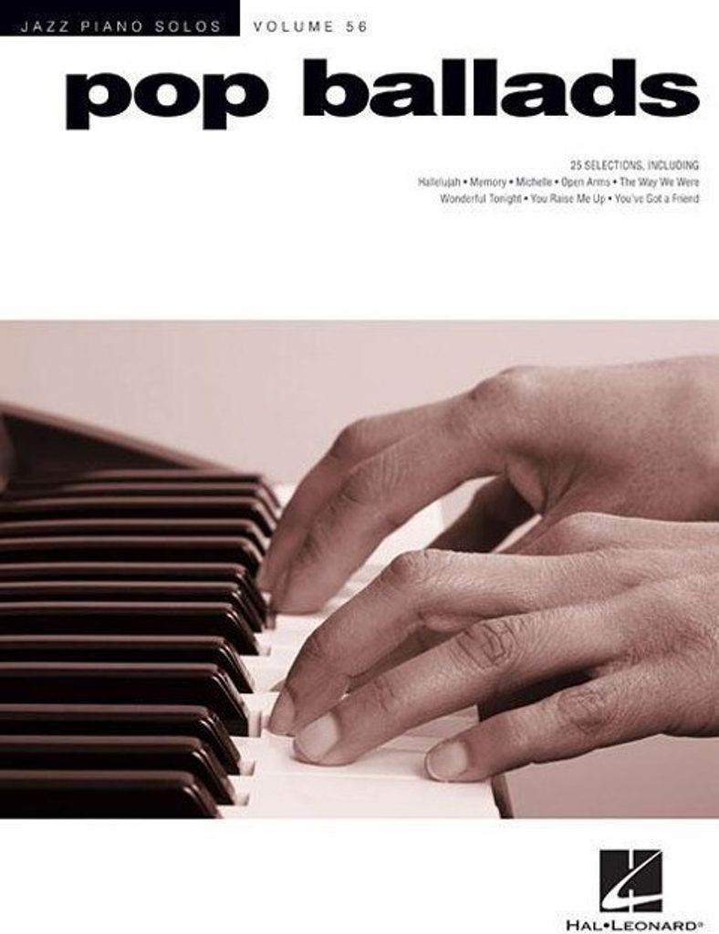Pop Ballads: Jazz Piano Solos Series Volume 56