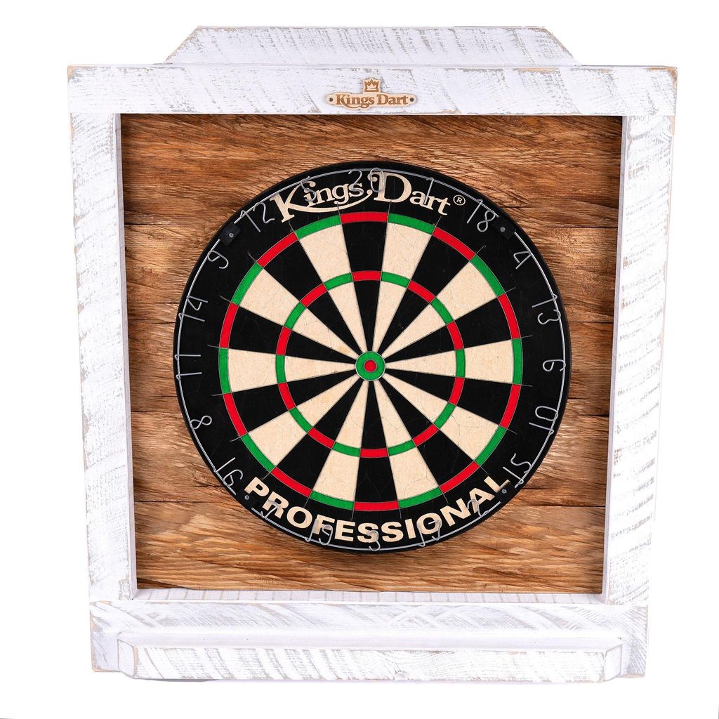 Kings Dart Dart-Auffangfeld "Pine", White-Vintage