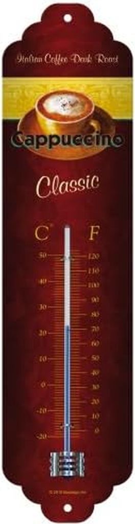 Nostalgic-Art - Thermometer - Coffee & Chocolate Cappuccino