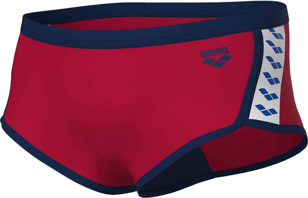 Arena Herren Badehose Icons Low Waist Short Rot-Navy