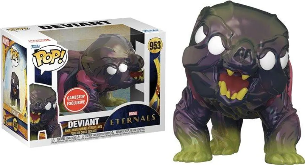 Funko POP Eternals 953 Deviant Special Edition figurine rare en vinyle