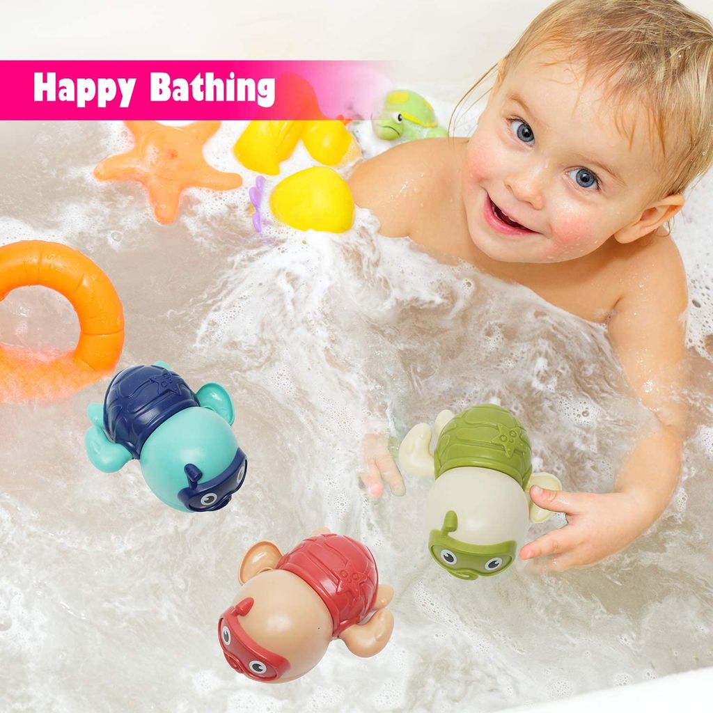 Kinder Baby Wasserspielzeug Badewanne Bad Spielzeug Wasser Dusche Meerestiere DE 