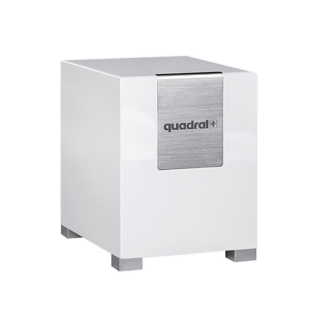 Quadral Qube 10 Aktiv, 280 W, Aktiver Subwoofer, 22 - 200 Hz, 50 - 200 Hz, 26 cm, Weiß