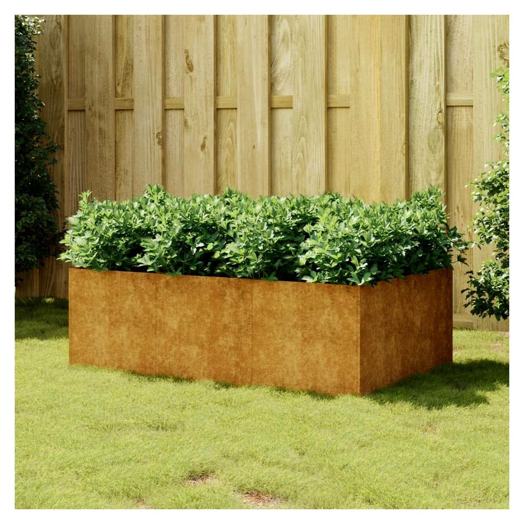 Hochbeet 120x80x40 cm aus Cortenstahl