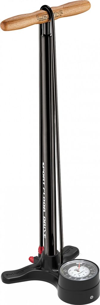 Lezyne Sport Floor Drive Gloss Black Standpumpe Produktbild 