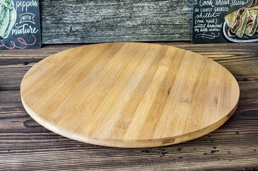 Plateau de service rotatif 35 cm pour présenter vos fromages et tapas - 4