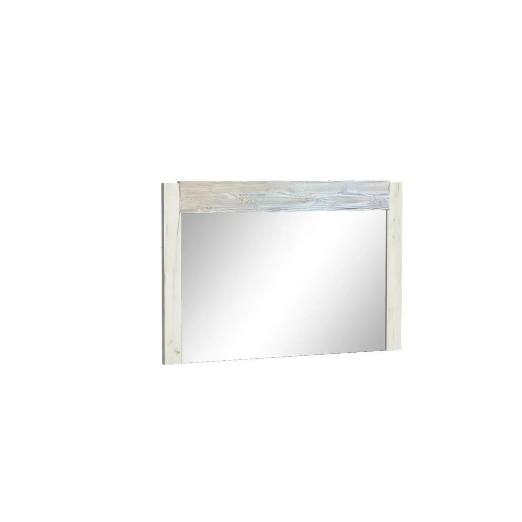 Specchio di Design BESS Rovere Kraft Bianco | Finitura Premium
