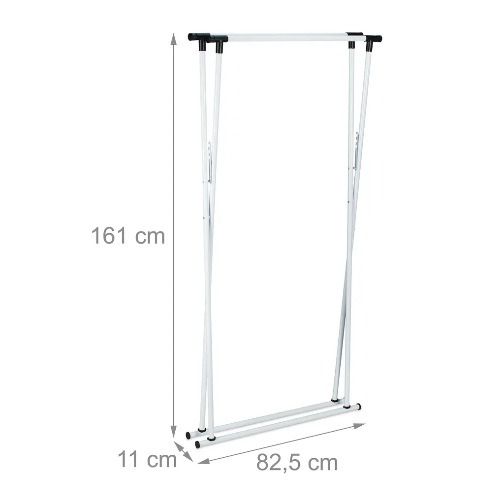 Stand Appendiabiti Relaxdays Metallo Estensibile - Arredo Funzionale - 7