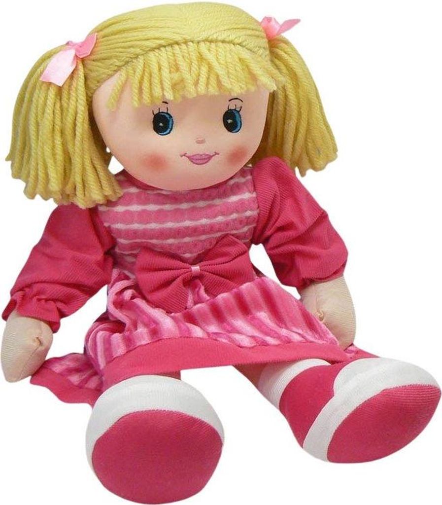 Große Stoffpuppe
