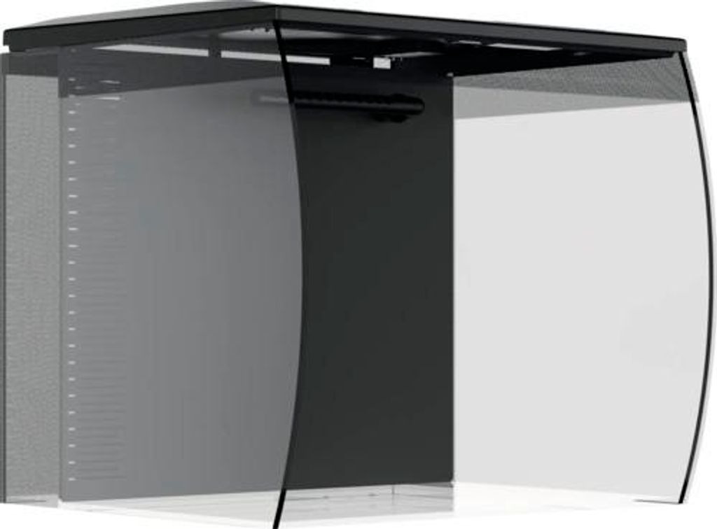 Aquarium Fluval Flex 2.0 57 l inkl. LED-Beleuchtung, Filter, Schaumstoffunterlage ohne Unterschrank ca. 41,5 x 40 x 39cm