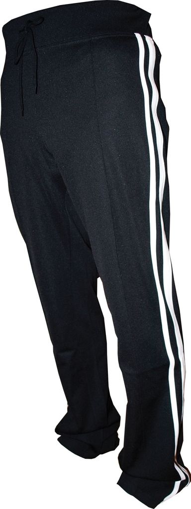 Trainingshose Street-Survival-Slacks Schwarz mit weißen Produktbild 