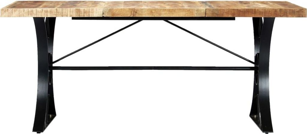 vidaXL Esstisch 180×90×76 cm Mango Massivholz