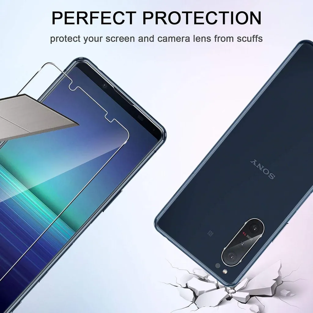 brotect Pellicola Vetro Opaca per Sony Xperia 5 V Protezione