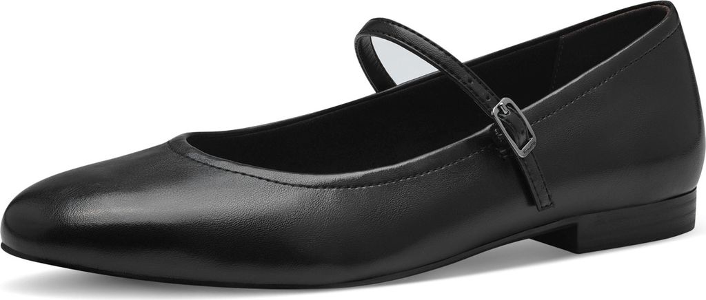 Tamaris Damen Ballerina Mary Jane Riemen Schnalle 1-22122-42, Größe:40 EU, Farbe:Schwarz