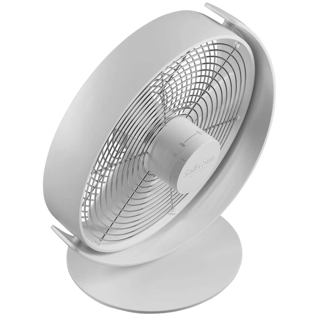 Stadler Form TIM Blanc : Ventilateur de Table Compact et Design Suisse