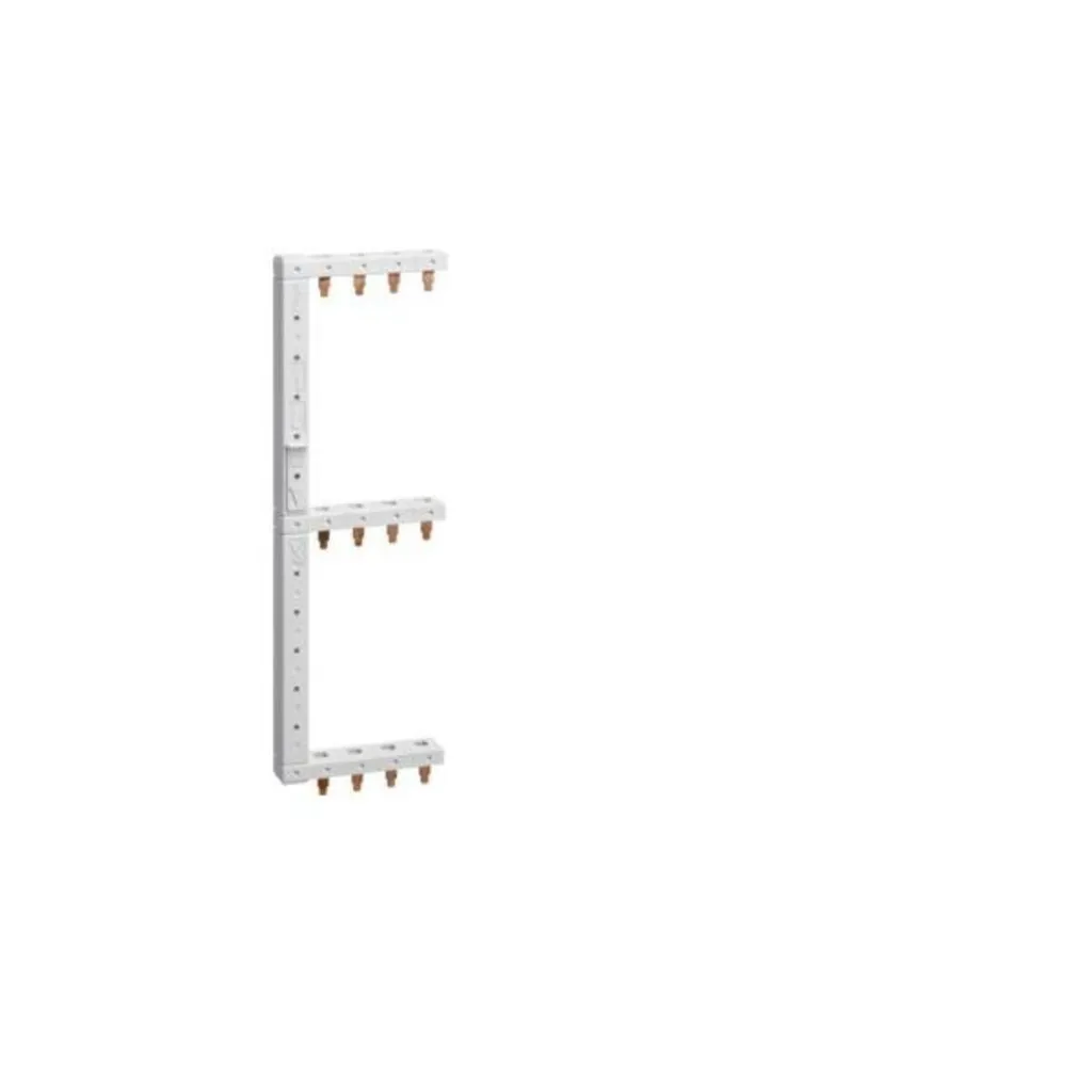 Rail de phase Hager pour câblage de tableau électrique 3 rangées