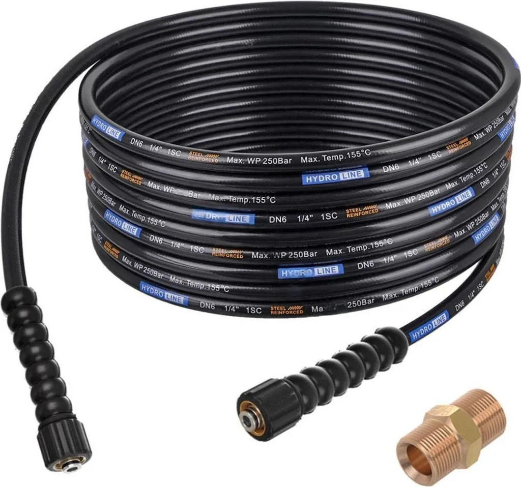 Tubo 20 Metri Idropulitrice M22 DN6 Smooth | Alta Pressione Professionale