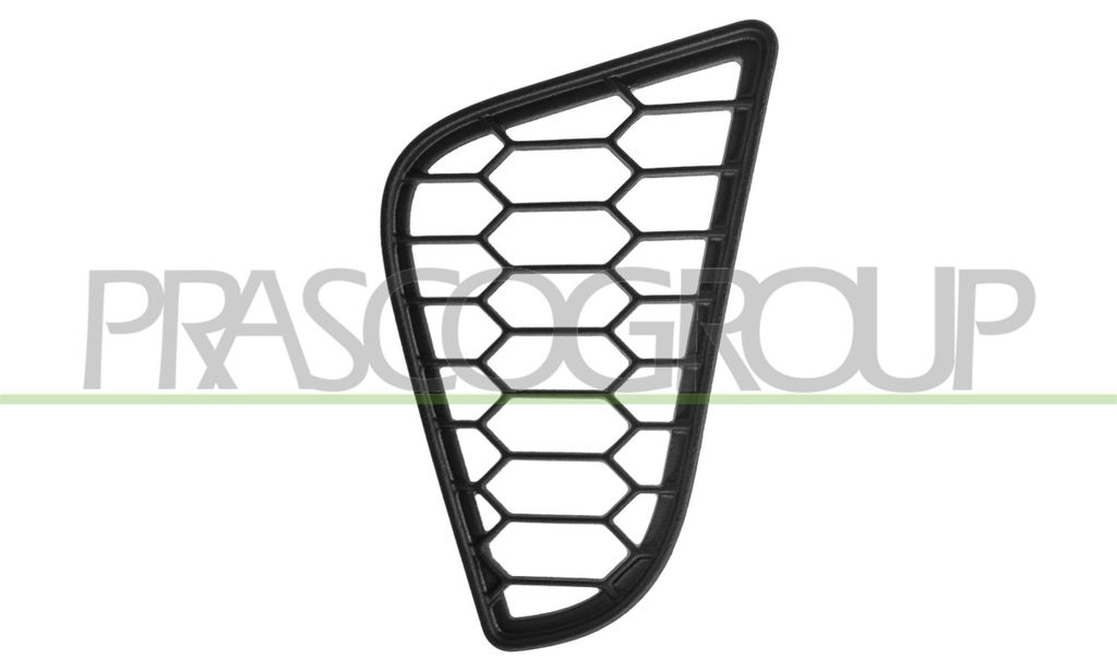PRASCO Lüftungsgitter Grill Stoßfänger für ABARTH 500 / 595 / 695 Schrägheck (312) Schwarz
