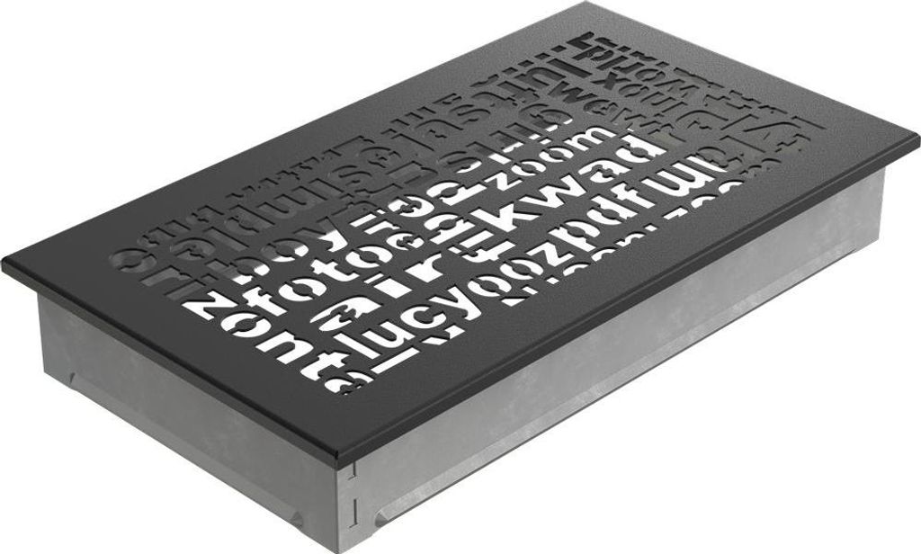 Mřížka ABC 17/30 černá Obrázek produktu 