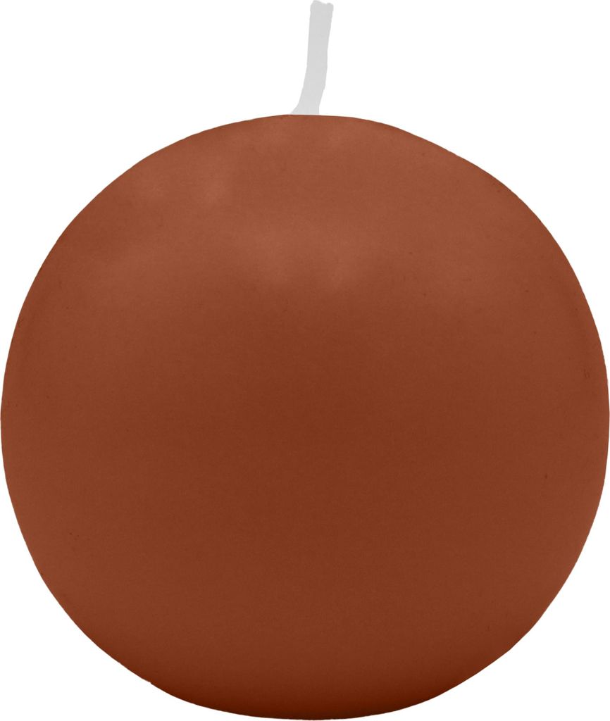 Kugelkerzen Haselnuss Ø 100 mm, 4 Stück