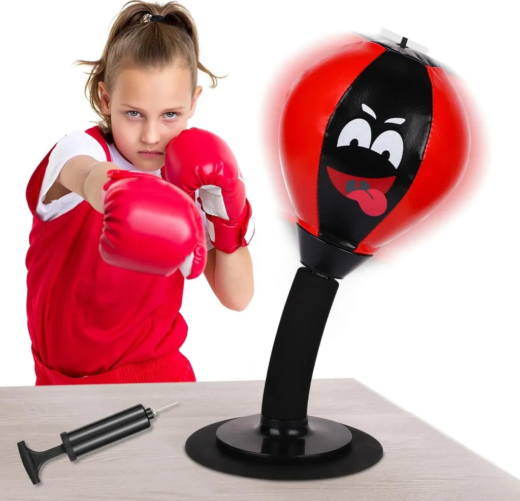 Sac de frappe de bureau Rage Bag avec ventouse forte et ressort acier