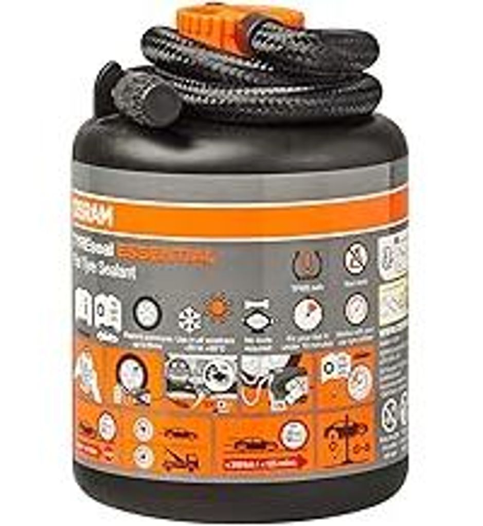 Osram TYREseal Essential Ersatz für das Original-Reifendichtmittel des Autos, nach OE-Spezifikation gefertigt, Repariert Schäden bis zu 6 mm, Sch...