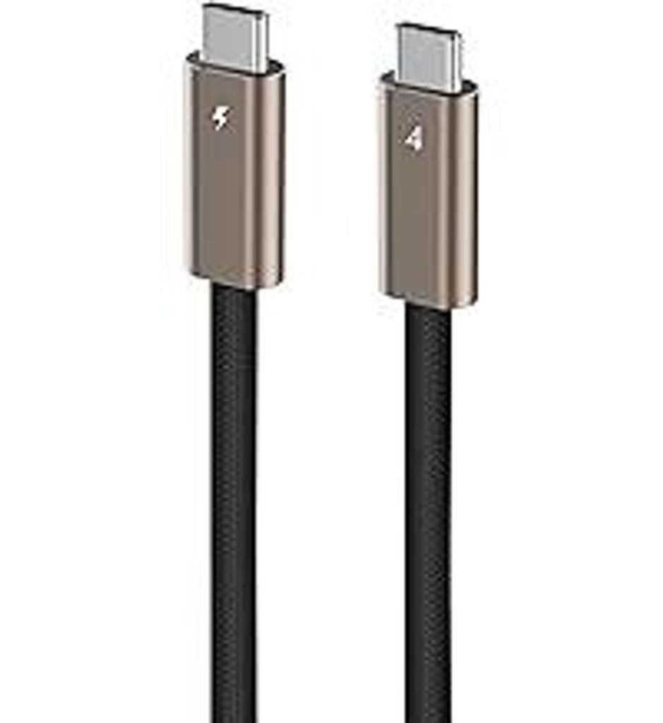 USB C auf USB C Kabel 40Gbps 1M, 240W 100W 60W USB4 Kabel 24PIN für Thunderbolt 4 Emarker USB Type C 48V 5A PD3.1 Video Audio Daten Sync für iPho...