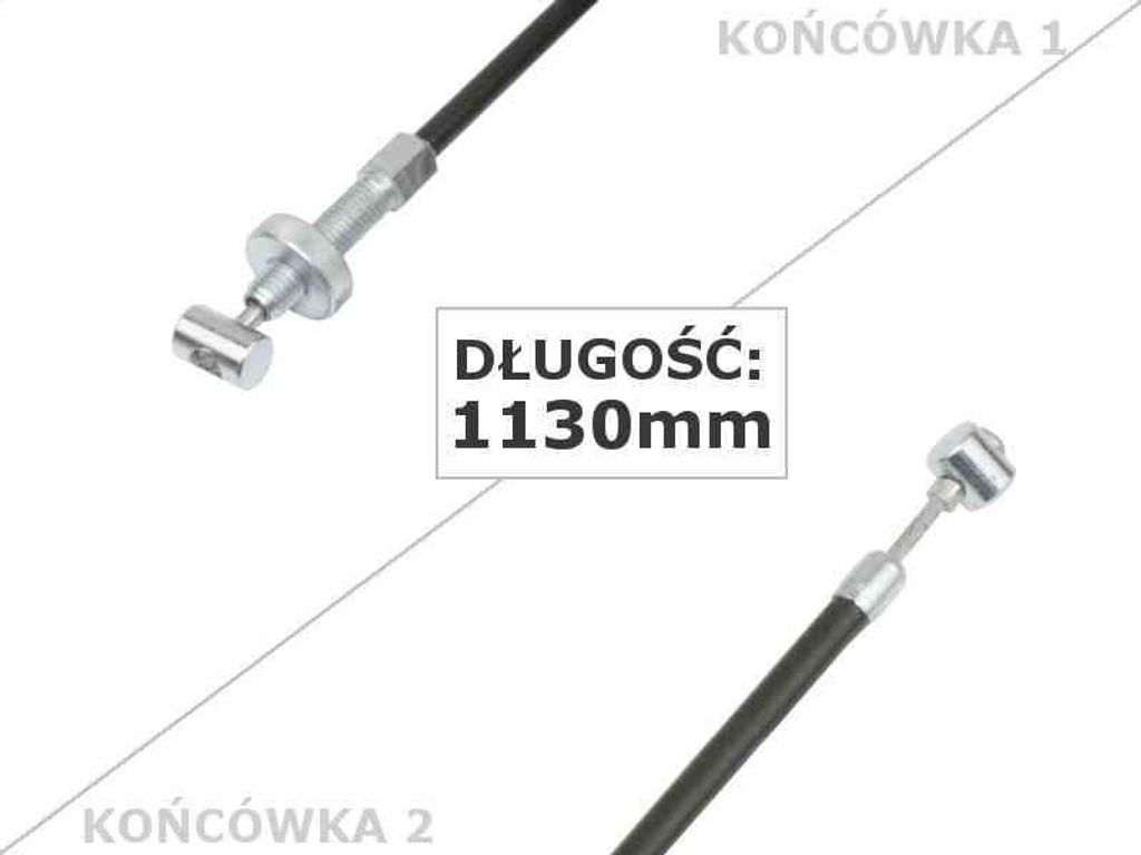 Predná brzdová lanka JUNAK M10 čierna Obrázok produktu 