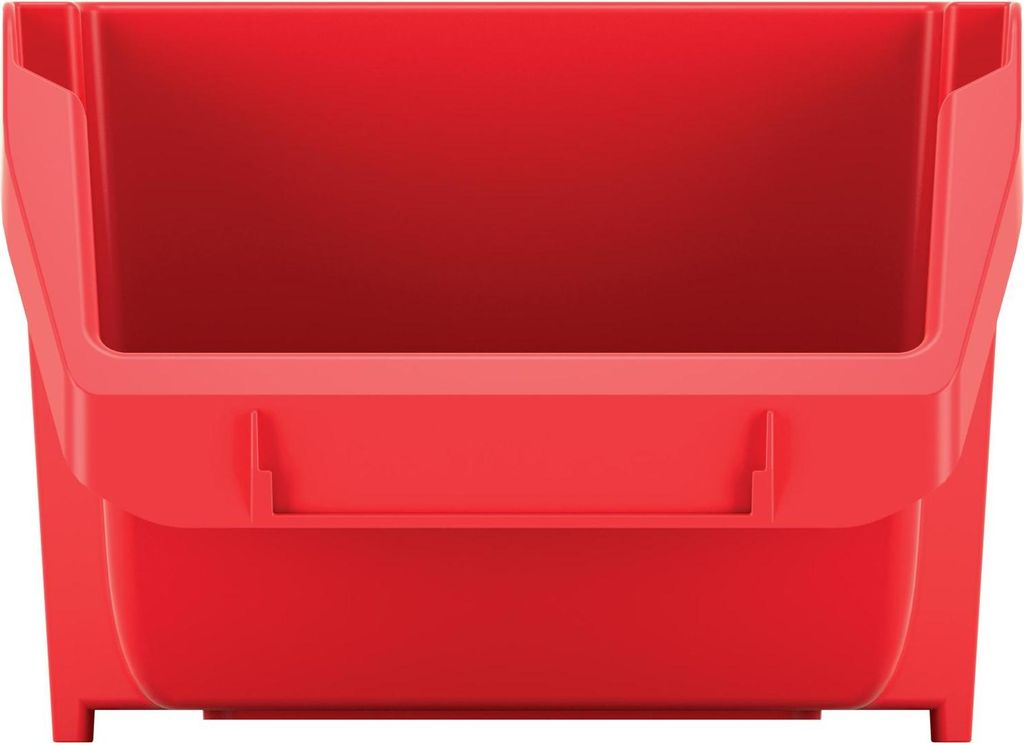 Werkzeugschale kurz mit Wandhalterung breite 20 cm Rot