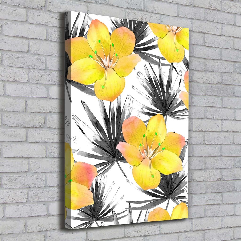 Tulup Leinwandbild - 70x100cm - Wandkunst - Drucke auf Leinwand - Leinwanddruck - Wohnzimmer Wanddekoration XXL - Wohnung Deko Kunstdrucke - Blum...