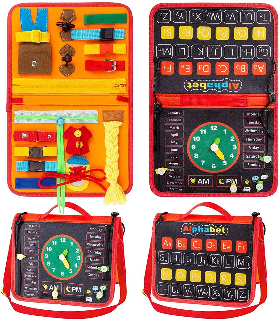 Kleinkind BusyBoard Montessori Toy Grundlegende Fähigkeiten entwickeln Toy 