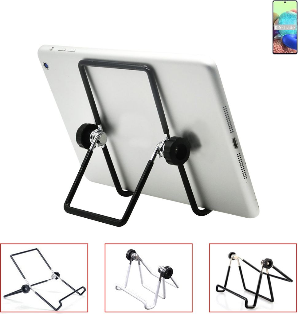 K-S-Trade Tablet-Ständer Tablet-Halterung Tablet-Aufsteller kompatibel mit Panasonic Toughbook A3 faltbarer Tischständer Tablet Halterung