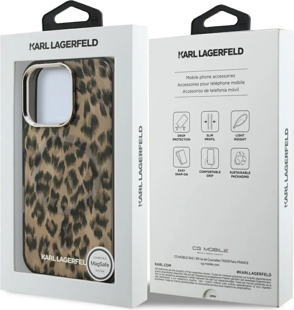 Coque compatible MagSafe iPhone 16 Pro Max Karl Lagerfeld IML - 9