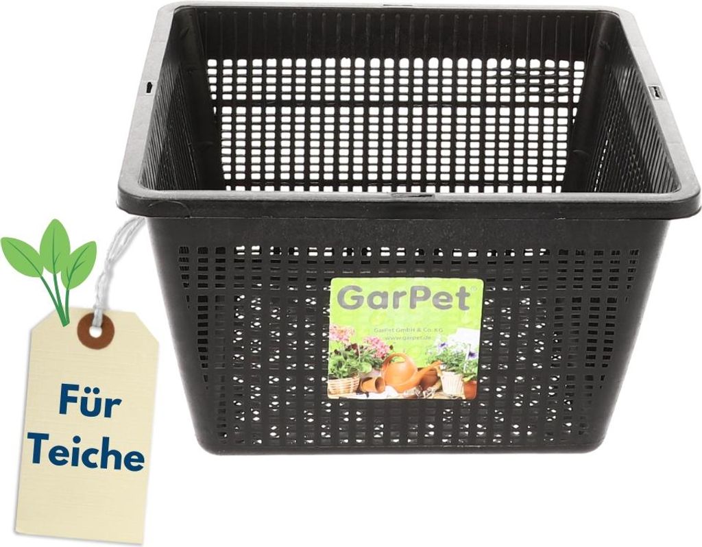 Pflanzkörbe 23 x 23 cm Körbe Wasserpflanzen Teichpflanzkorb Produktbild 