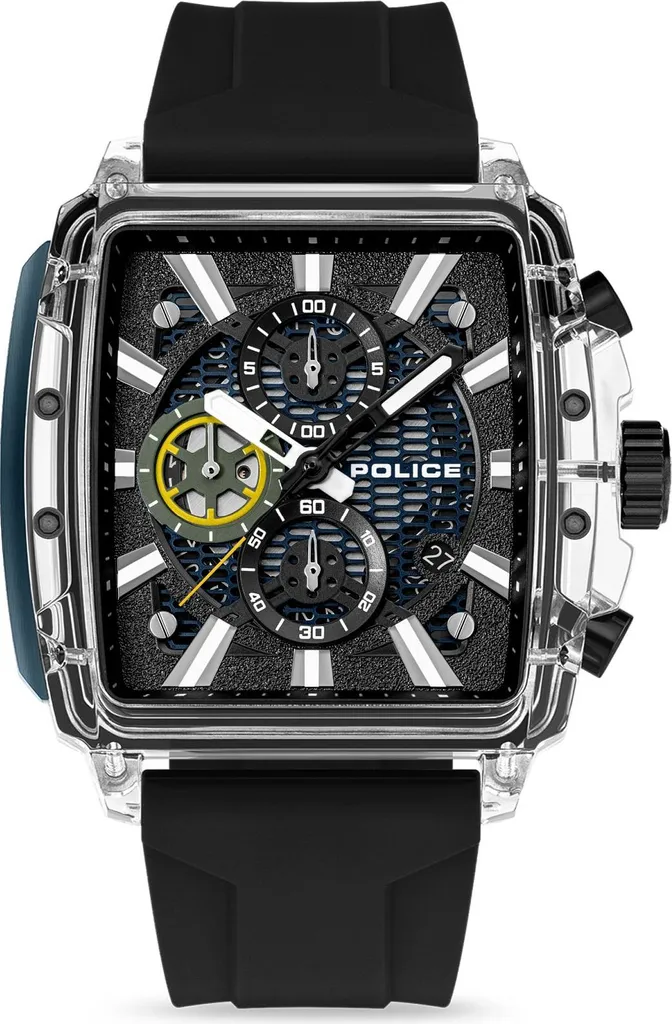 Montre Homme Police Chrono Sport Chic en Coffret Édition Spéciale