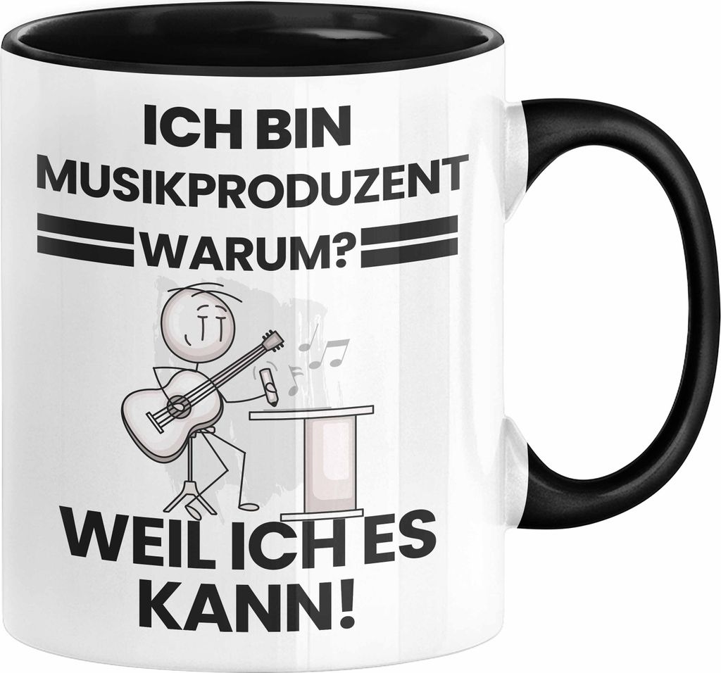 Musikproduzent Geschenk Tasse Lustiger Spruch Ich Bin Musikproduzent Warum Weil Ich Es Kann Geschenkidee Bester Musikproduzent Geburtstag Kaffee-Be...