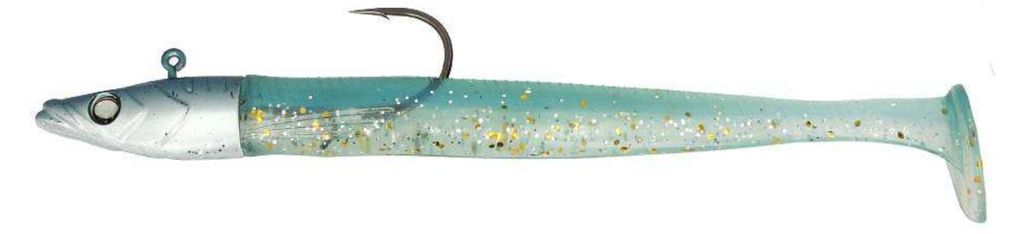 Major Craft Ceana Eely Shad Sandaal mit Jigkopf 7,5 cm Sexy Shad - Silver Eye
