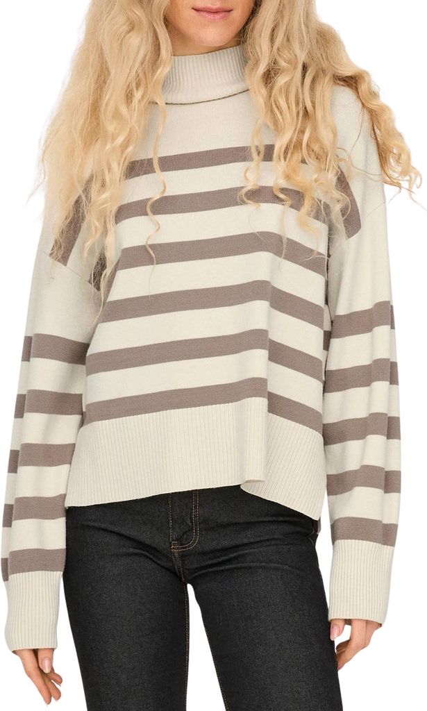 Only Bari High Neck Knitted Pullover Damen