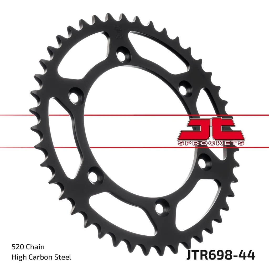 Optimisez votre Cagiva W16 avec ce pignon 44 dents 520 type JTR698 noir