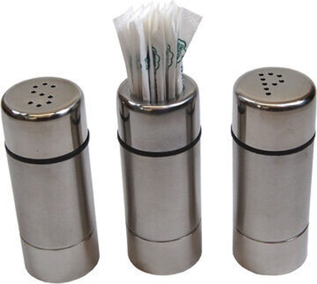 30x Menagen (Salz Pfeffer Zahnstocher) aus Edelstahl Ø2.9cm 7.2cm