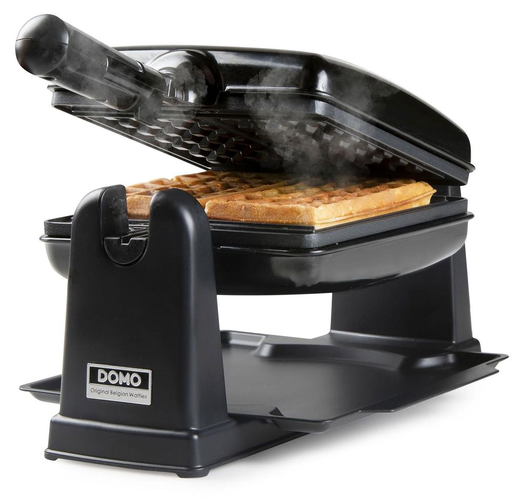 Domo DO9224W, 2 vafle/vaflí, Obdélníkový, Černá, 1000 W, Obrázek produktu 