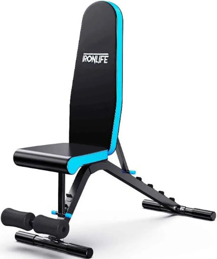 Banc de musculation inclinable 501 IRONLIFE pour exercices avec haltères