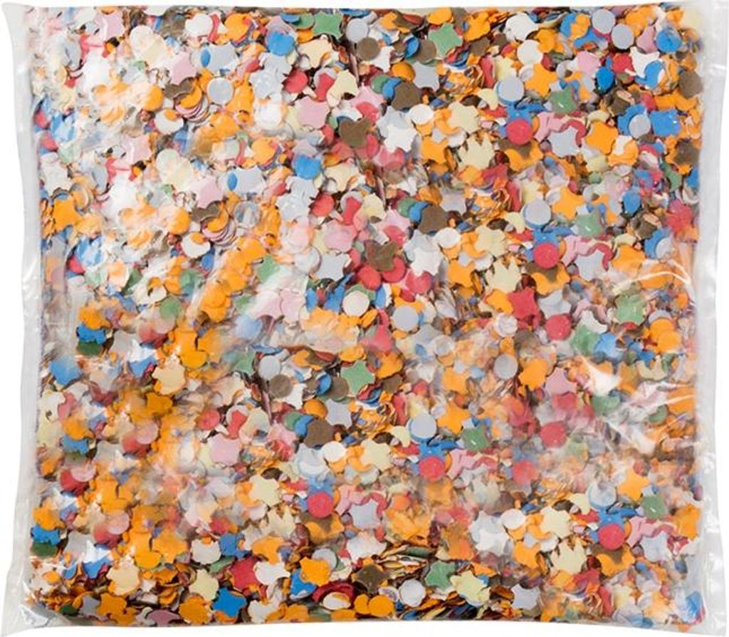 Papierkonfetti bunt 100 gr