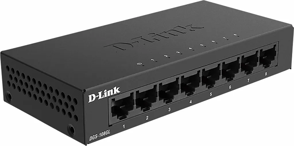 Commutateur Gigabit DGS-108GL pour télétravail et streaming 4K stable - 2