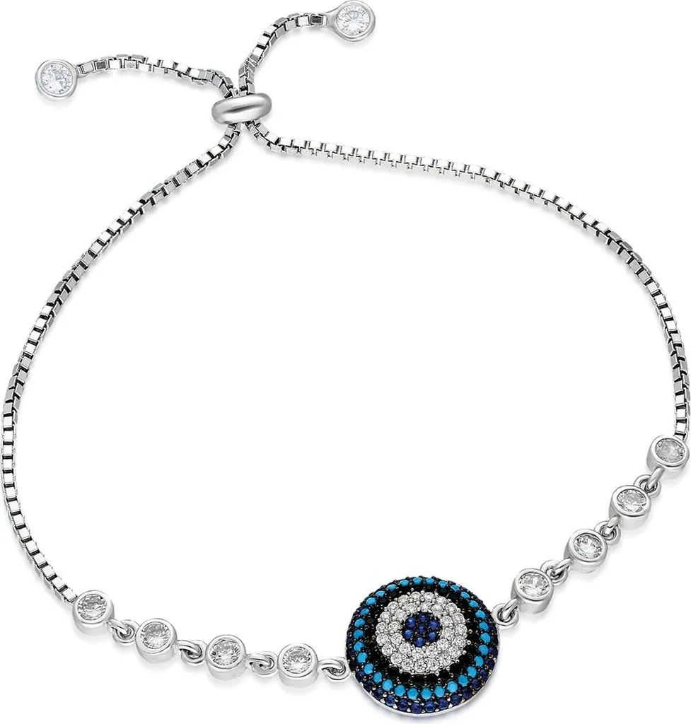 Bracelet Argent 925 Œil de Nazar Ajustable : Fini les Bijoux Trop Grands !